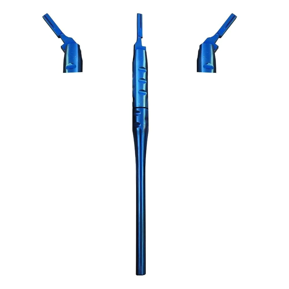 Castroviejo Caliper Blue Titanium Coated